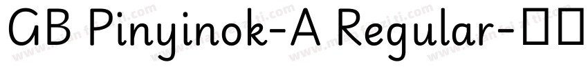 GB Pinyinok-A Regular字体转换